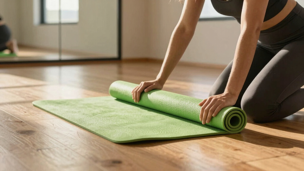 compact foldable yoga mats
