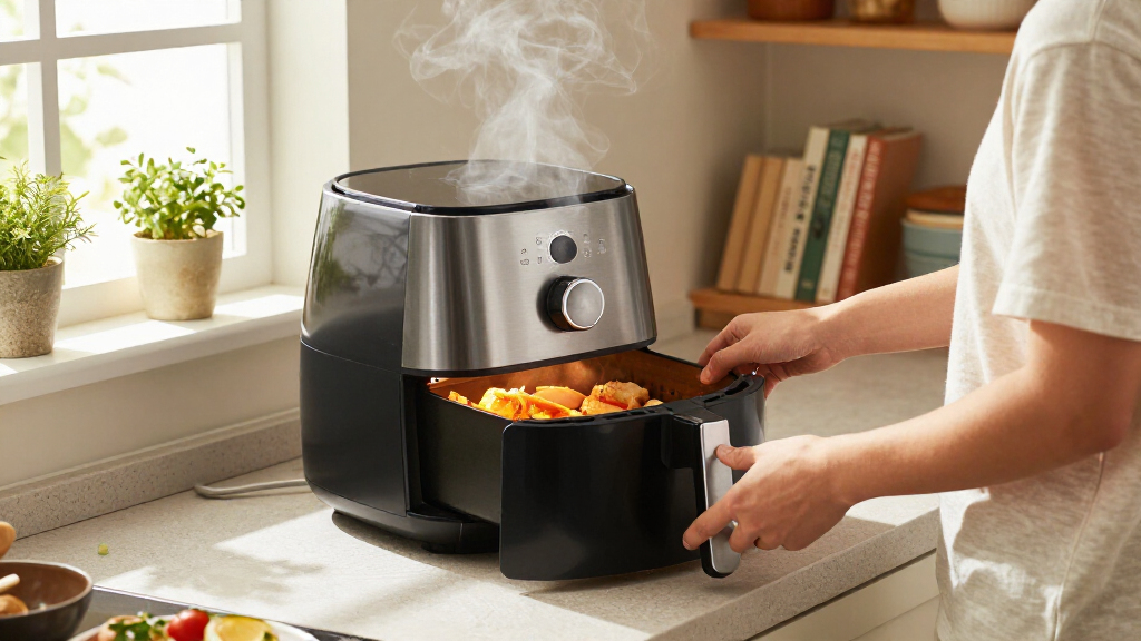 air fryer double door