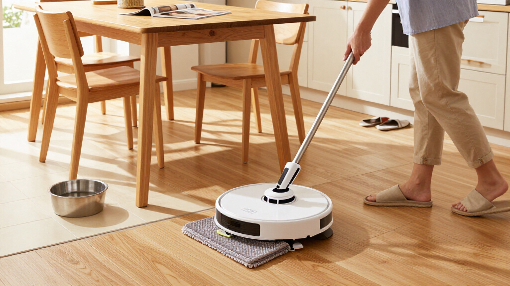 automatic mop washing robot vacuums