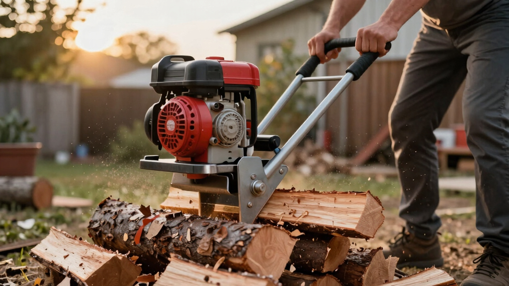gas-powered log splitters