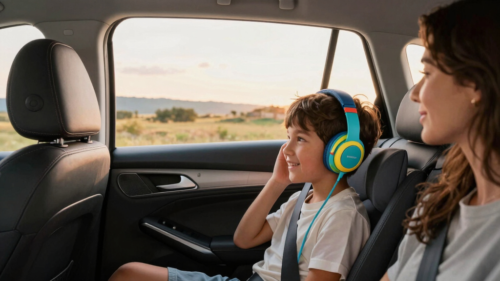 kids headphones for airplane