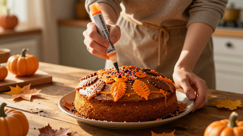 fall-themed dessert decorating kits