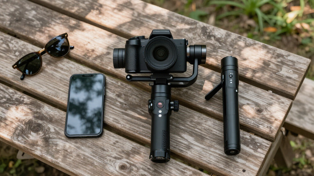 camera gimbal stabilizer for stem content creators