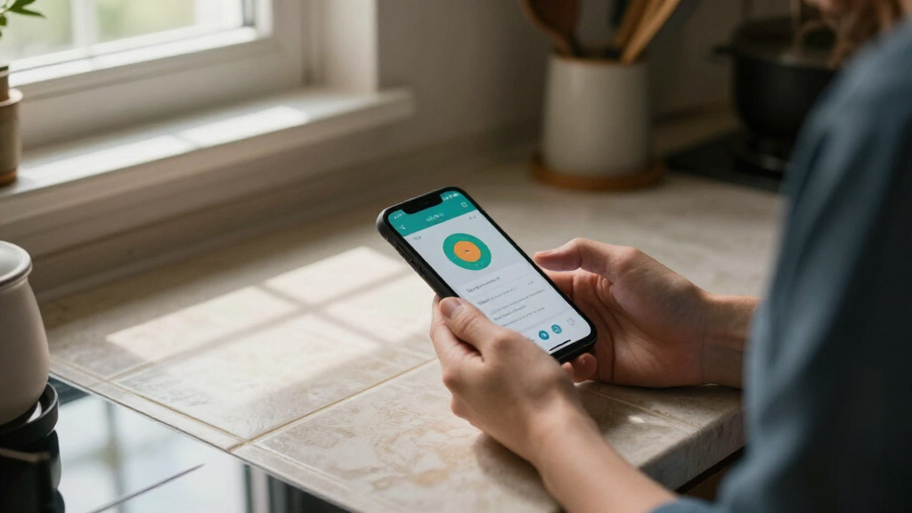 professional radon monitor with app