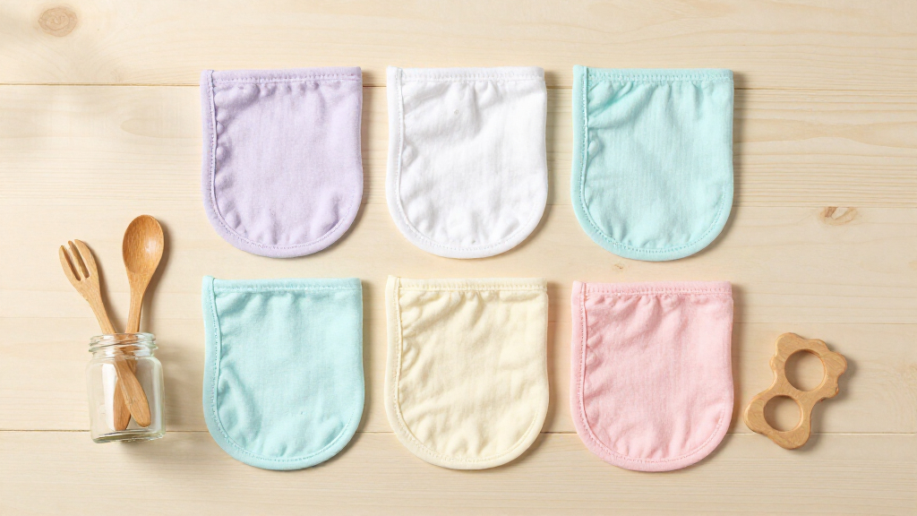 personalized burp cloth set