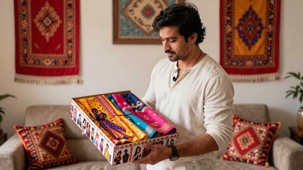 Bollywood-themed gift sets for dad