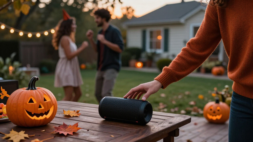 portable Bluetooth speakers for Halloween parties