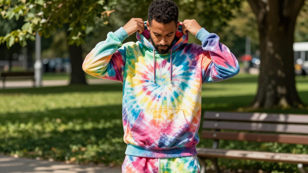 best tie-dye men's matching sets