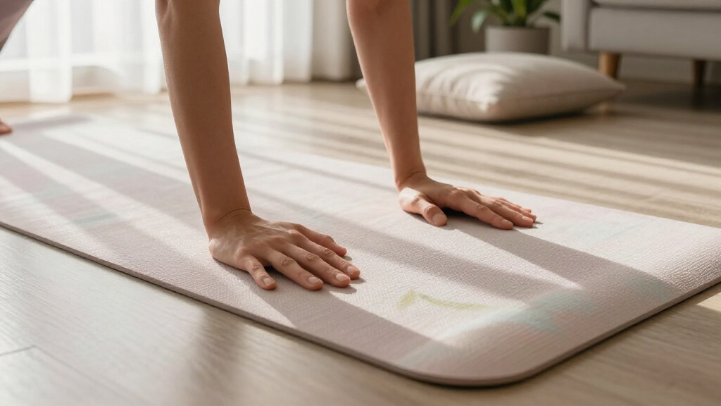 premium yoga mats for joint support