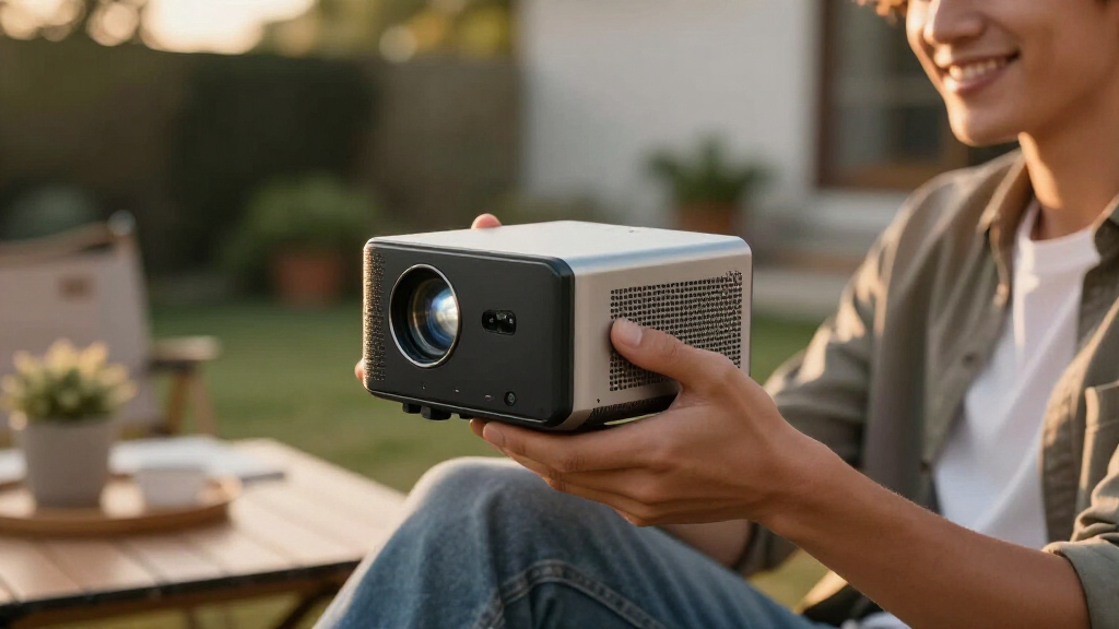 portable 4k projector high brightness