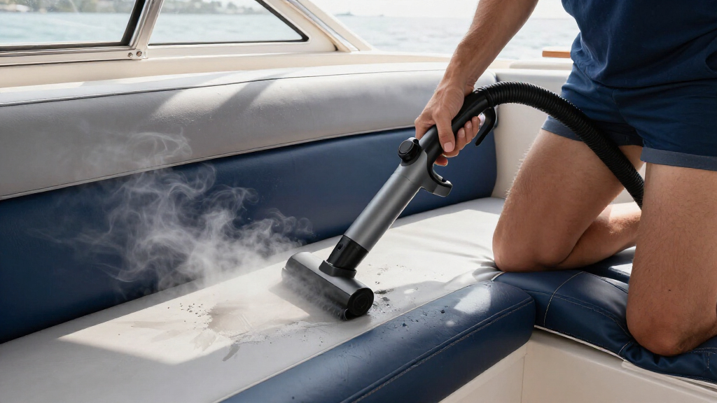 steam cleaner for boat upholstery