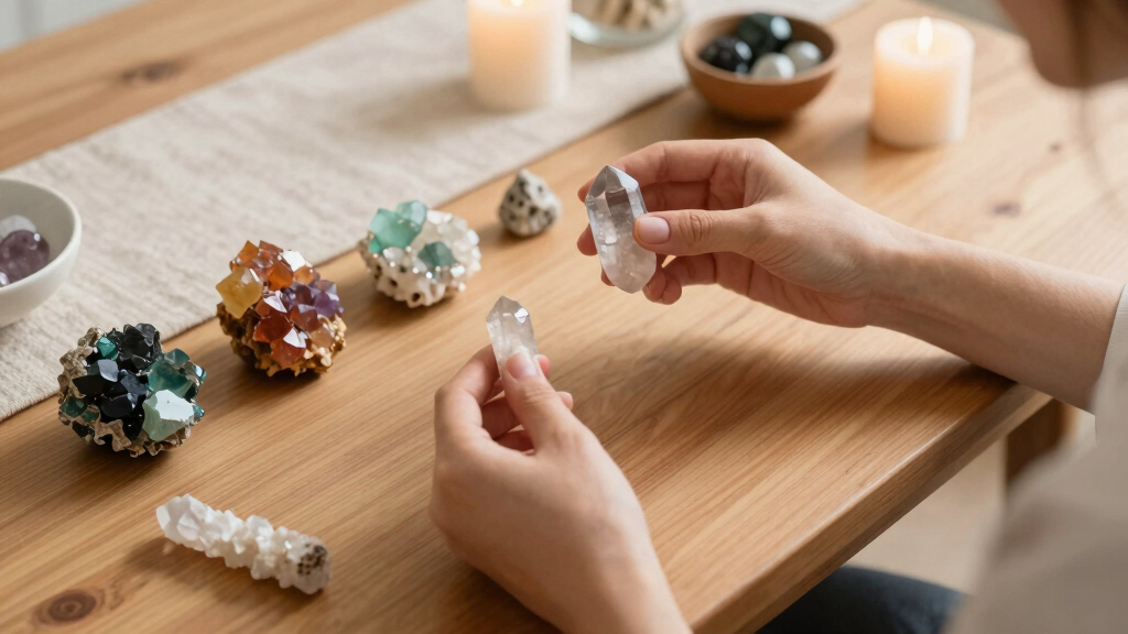 crystal healing meditation tools