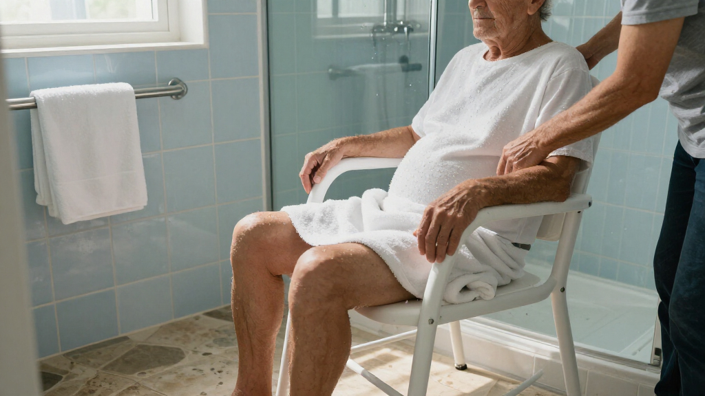 senior-friendly shower chairs