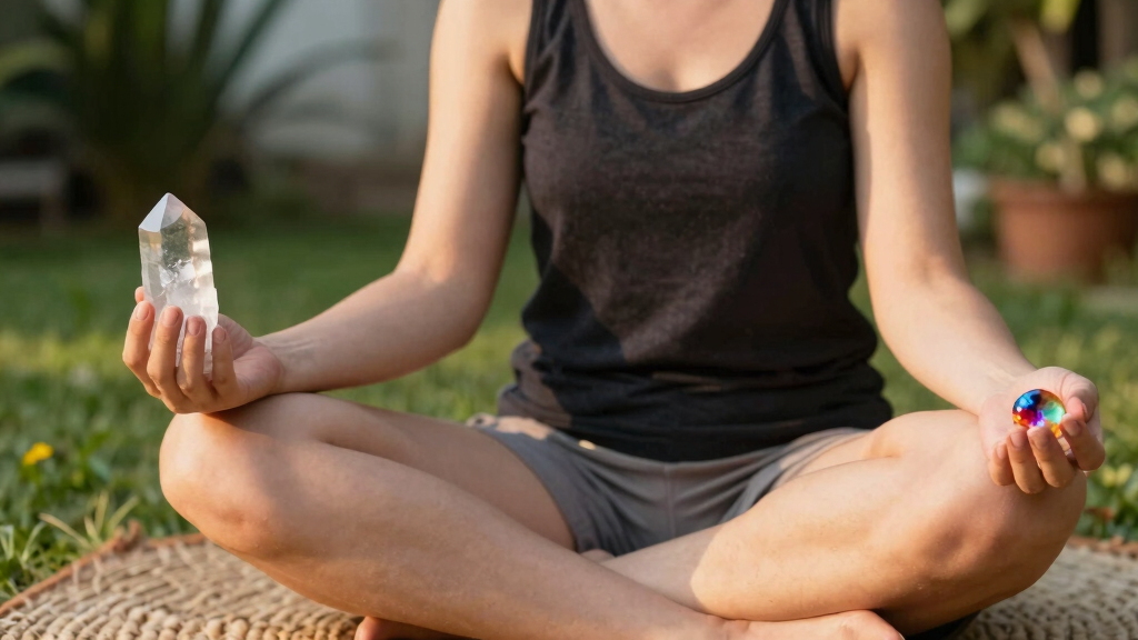 crystal healing meditation sets