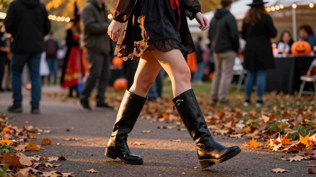 Halloween costume boots for women