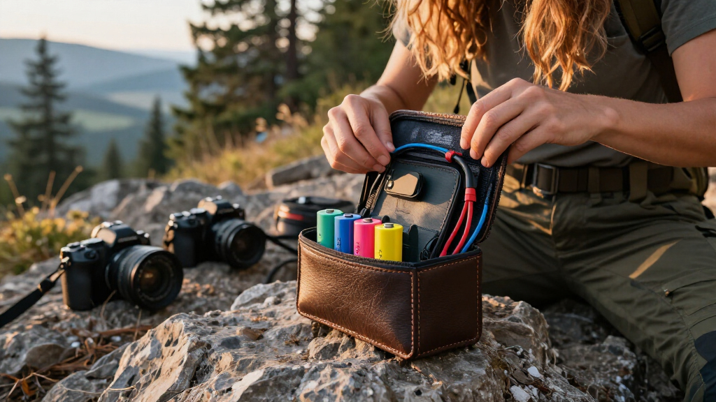 best premium battery organizer for travel photographers