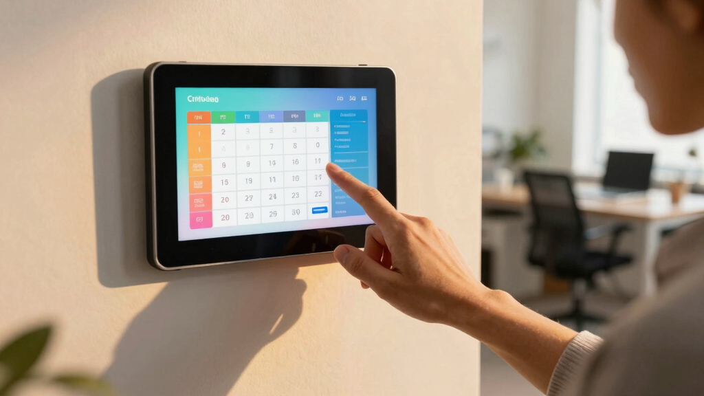 best smart scheduling display for support rooms