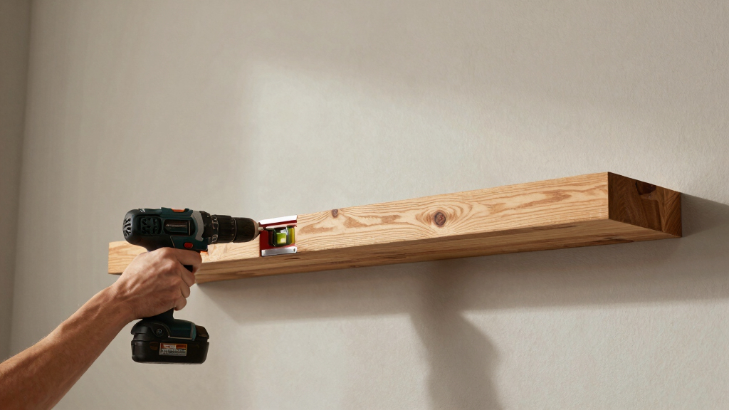 reclaimedwood floating shelves