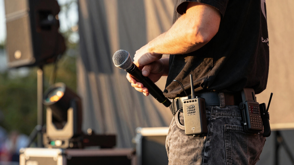 wireless microphone systems for live performances