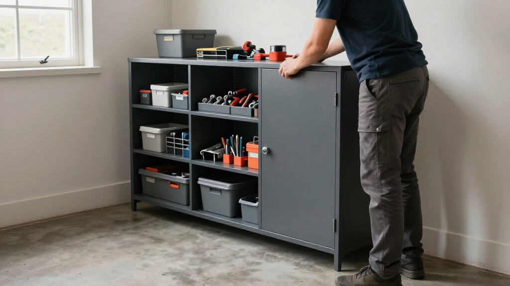 garage cabinet system for small garage