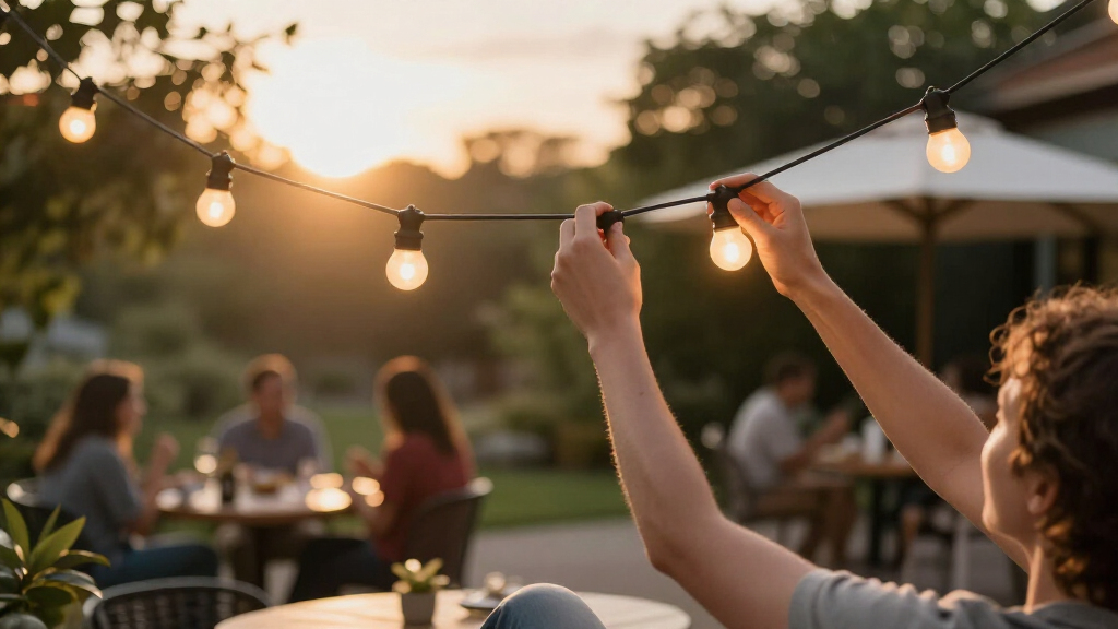 outdoor string lights