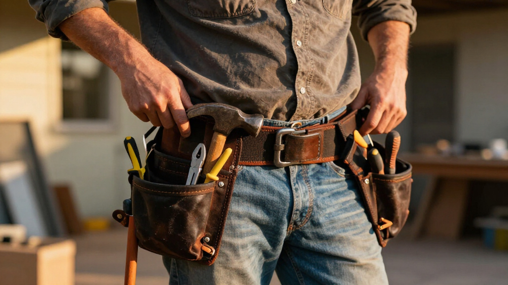 heavy-duty tool storage belts