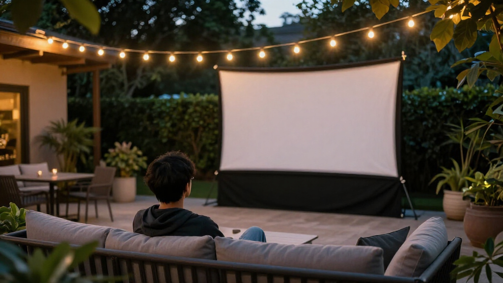 best outdoor movie screen for parties