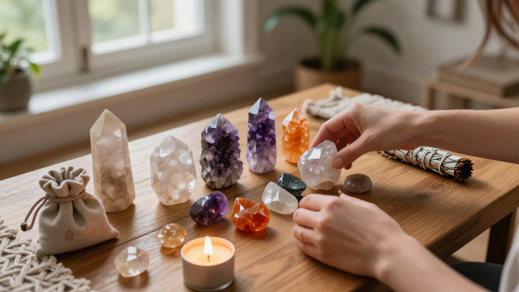 chakra healing crystals sets