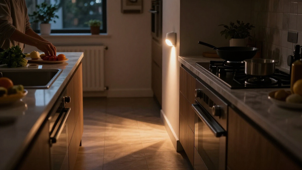 motion night lights for kitchen pathways
