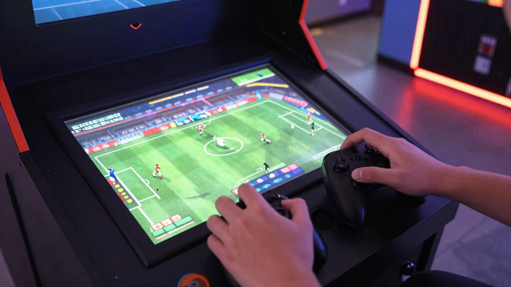 interactive soccer arcade games