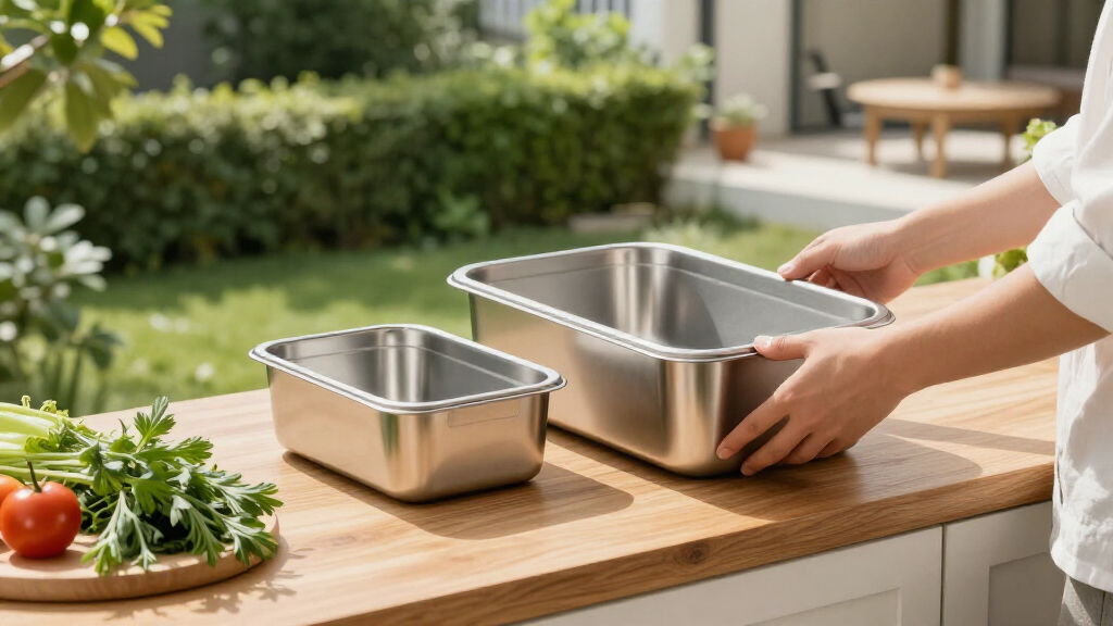 outdoor kitchen storage containers