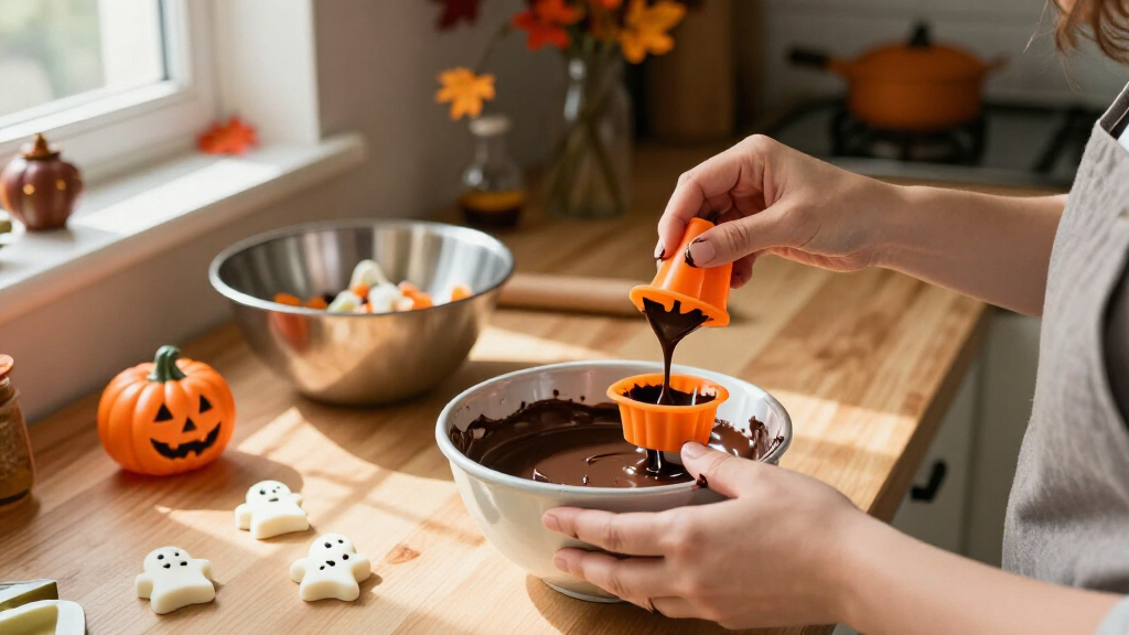 Halloween candy molds