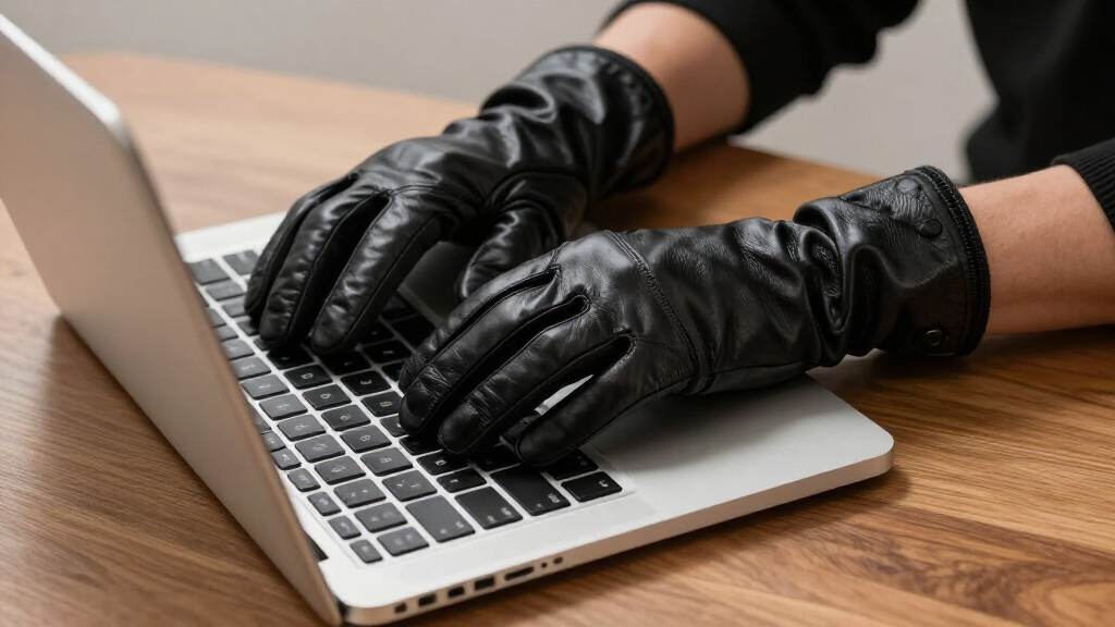 premium leather gloves cashmere lined