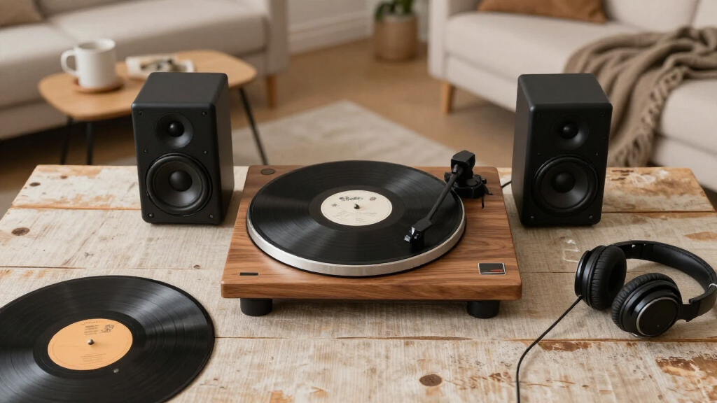 turntable with speakers