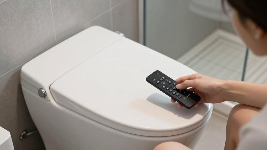 smart toilet seats with remote