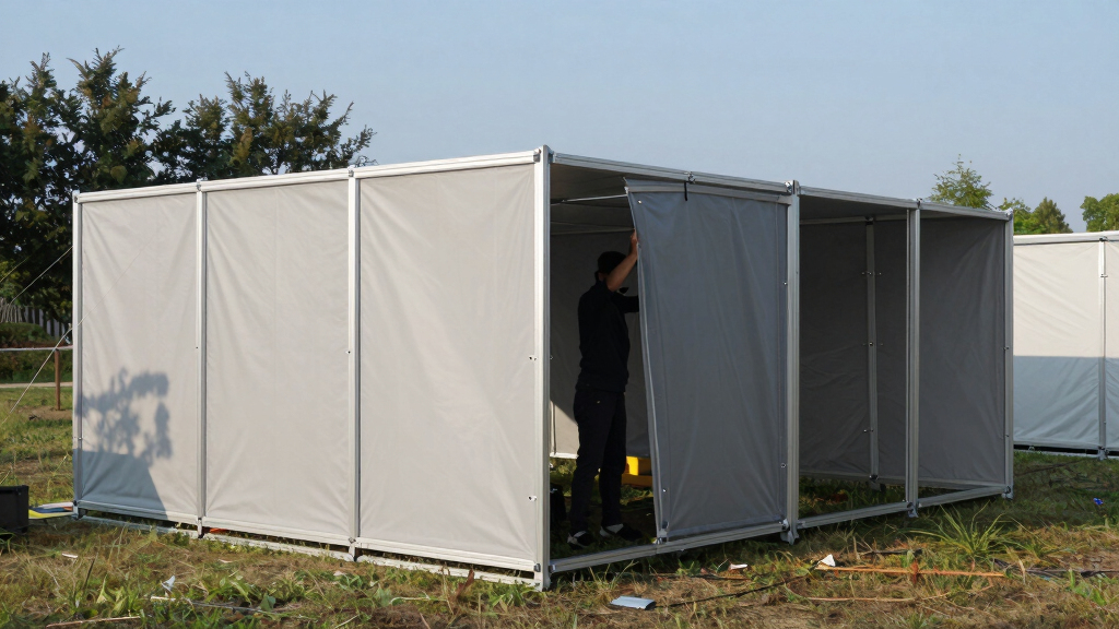 best modular shelter system for outdoor camps