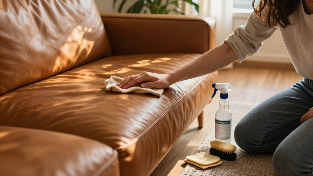 leather furniture cleaning kits