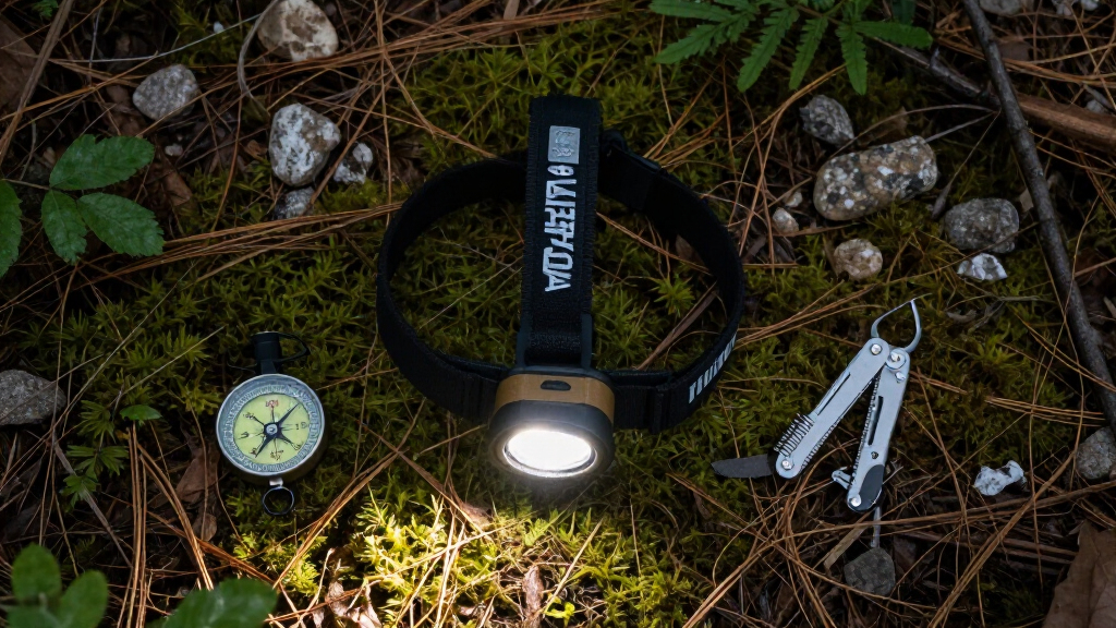rechargeable headlamp for bug out bags