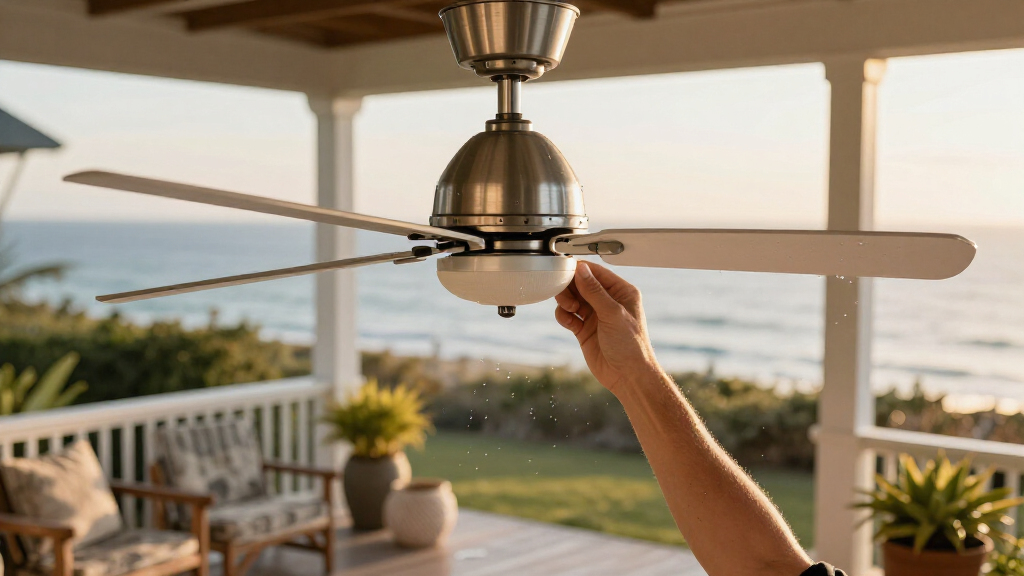 outdoor ceiling fan wet rated coastal areas