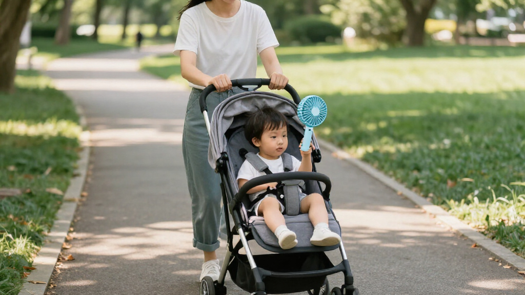 stroller fan