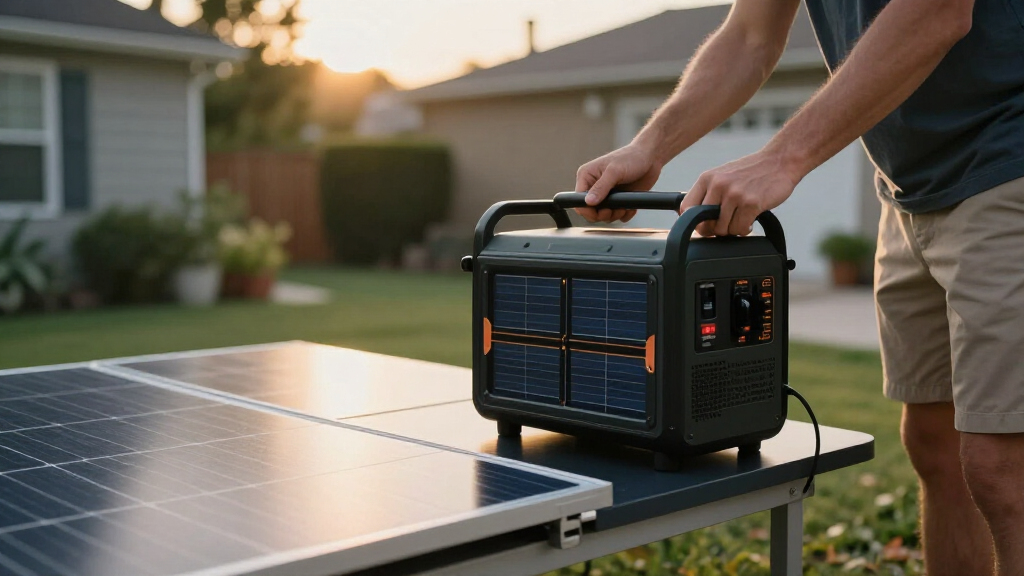 solar-powered backup generators