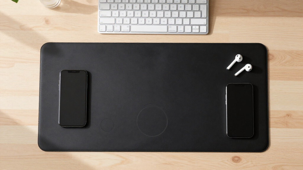 smart desk mats with wireless charging