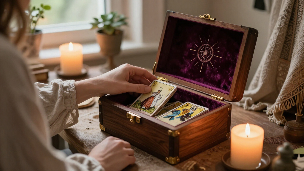 tarot card storage boxes