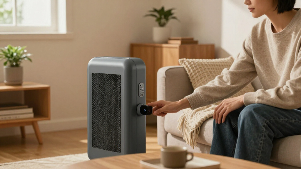 portable electric heater with low watt mode
