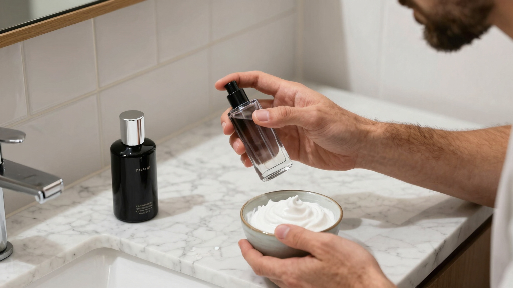 luxury mens grooming kits skincare shaving fragrance