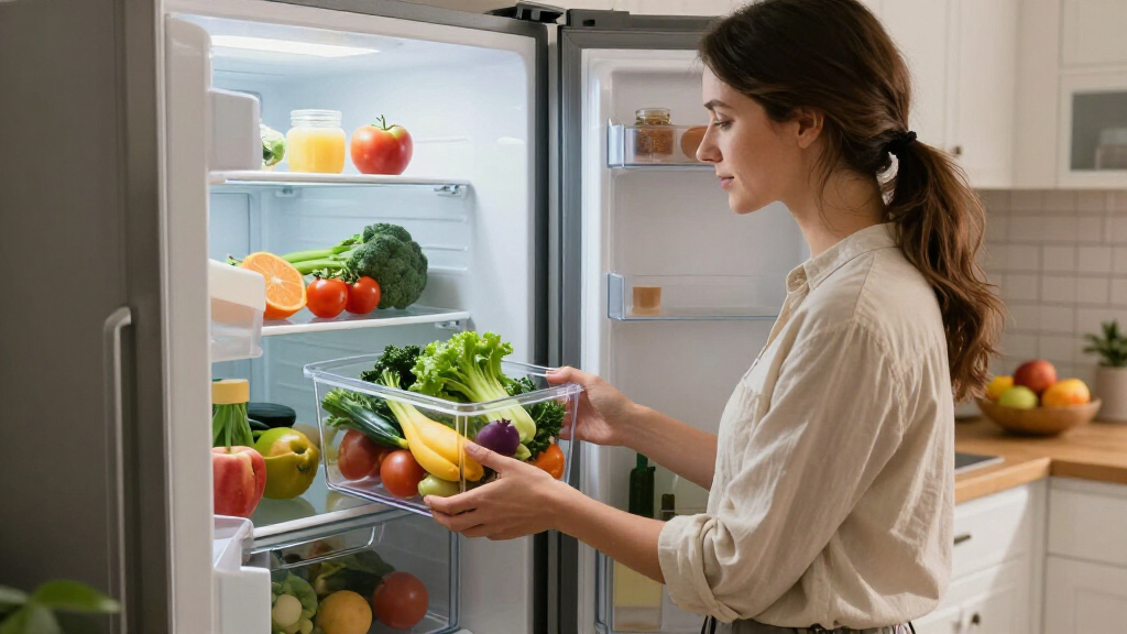 refrigerator organizer bins