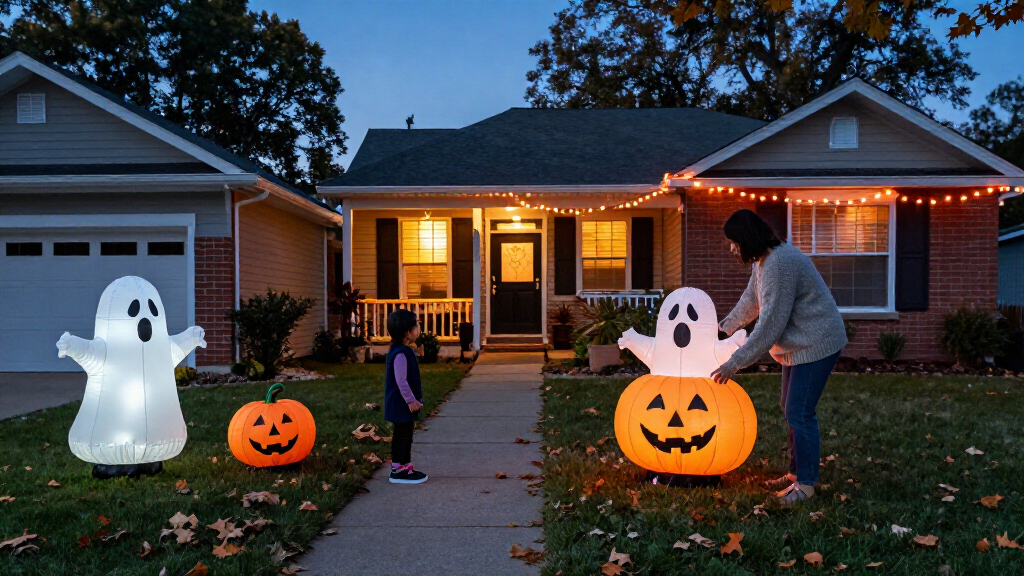 Halloween inflatable yard decorations