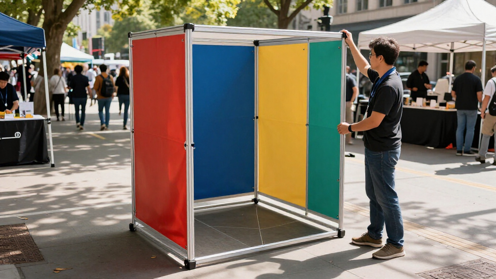 collapsible trade show displays for easy transport