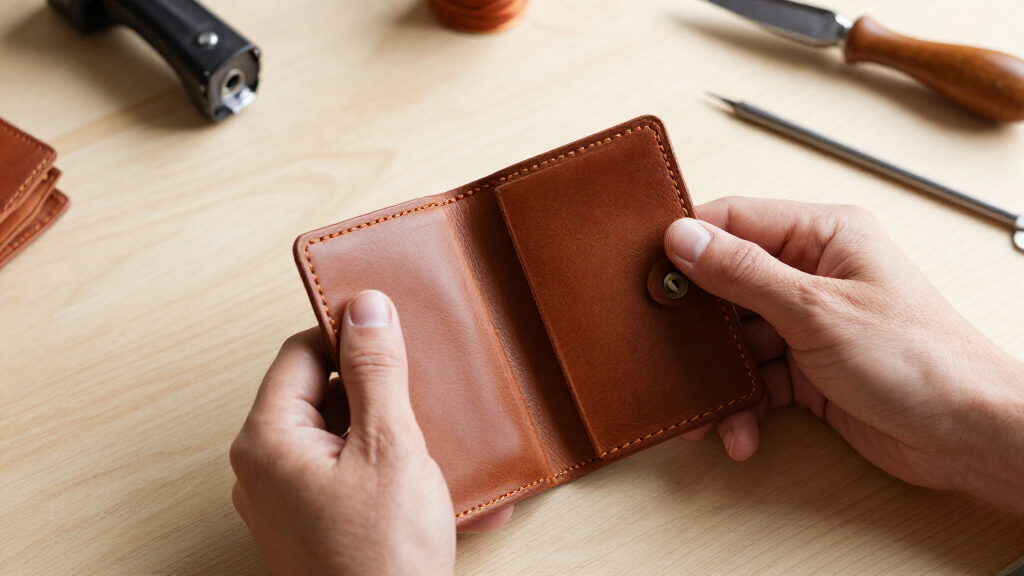 full grain leather trifold wallets with rfid blocking