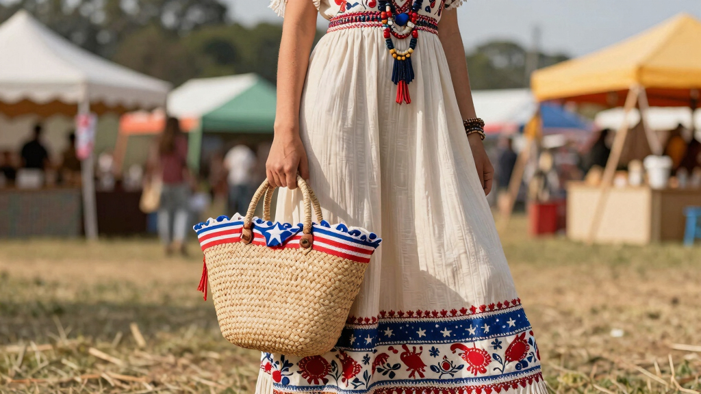 patriotic boho festival accessories